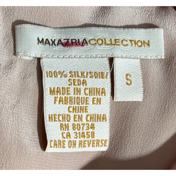 Size S | MAXAZRIA COLLECTION Women’s Silk Blousen Kimono Sleeve Tunic Top - Picture 7 of 8